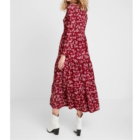 Free People Tiers Of Joy Midi Dress sz M - Picture 2 of 5